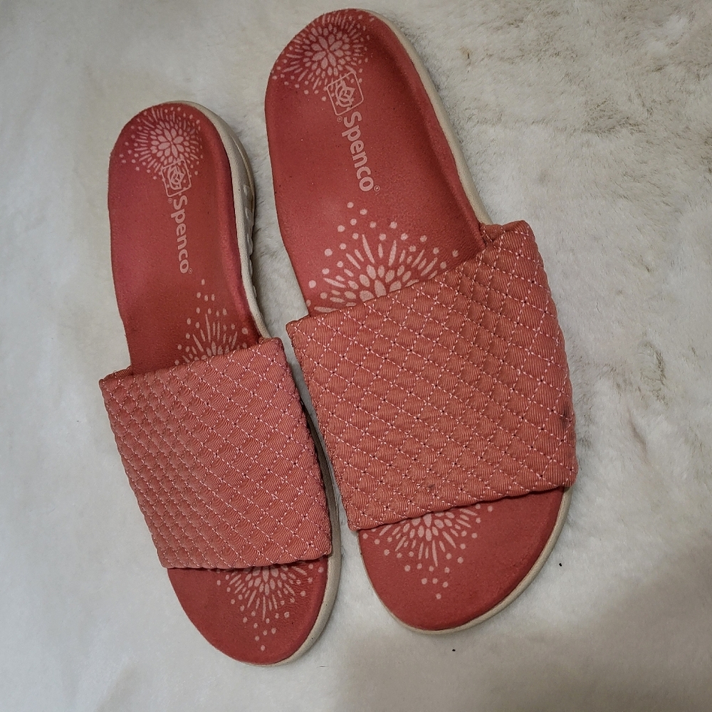 Spenco Women's Hanna Slide Sandal, Terra Cotta, Size 11....in great condition...
